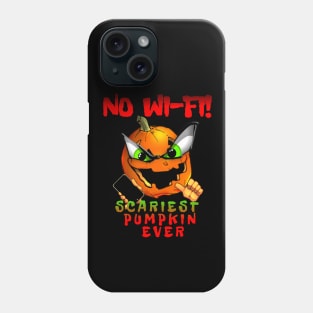 NO WI-FI! Scariest Pumpkin Ever Phone Case