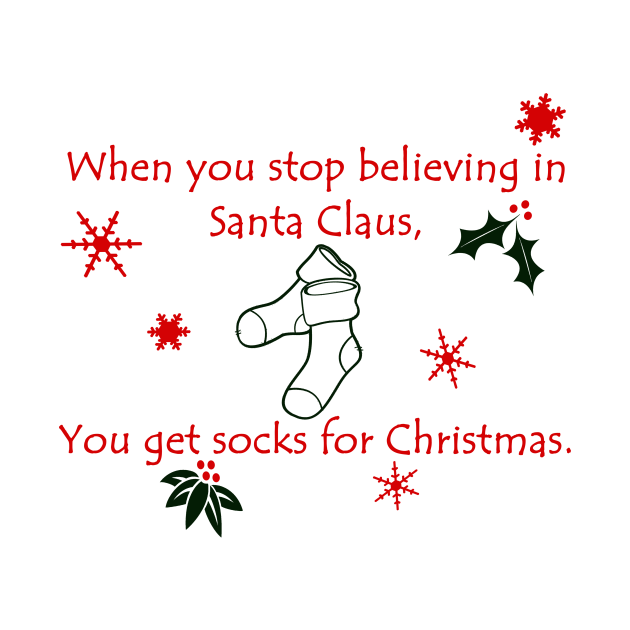 Funny Socks for Christmas T-Shirt - Christmas Humor - T-Shirt | TeePublic