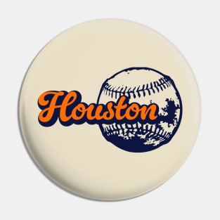 Houston Baseball Pin