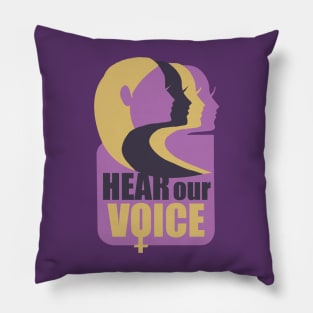 Hear Our Voice - Girl Power Gift Pillow