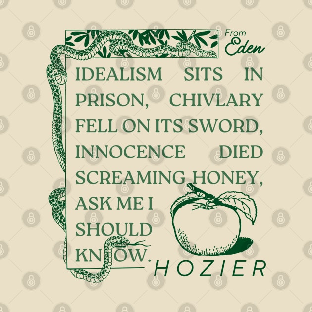 From Eden Hozier Design by Sobre Alba