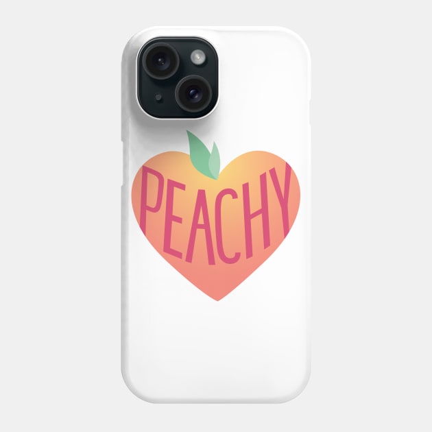 "PEACHY" Heart Phone Case by AuroraPeachy