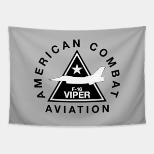 F-16 Viper (Front & Back logo) Tapestry