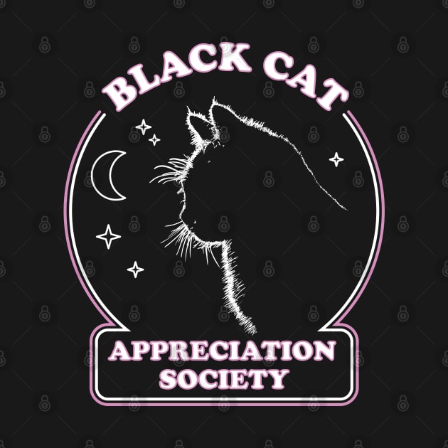 Black Cat Appreciation Society - Retro Witch Halloween Costume by YourGoods