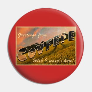 Covfefe Postcard Pin