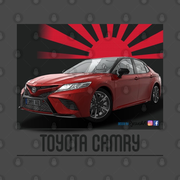 Toyota Camry Red by PjesusArt