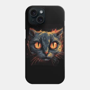 Horror cat Phone Case