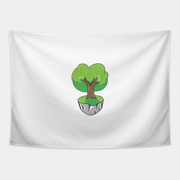 Vintage Tree #teamtrees Design Tapestry by Kidrock96