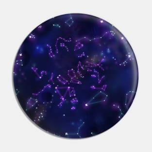 Constellations Space Stars Deep Space Night Sky Milky Way Pin