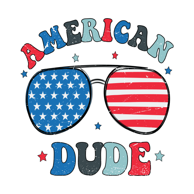 American Dude Kids Shirt - Freedom Toddler Tee - Boys 4th Of July Kids Shirt by SouQ-Art