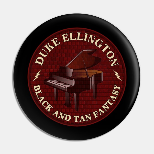 Wall Piano ellington Pin by CrosstyleArt