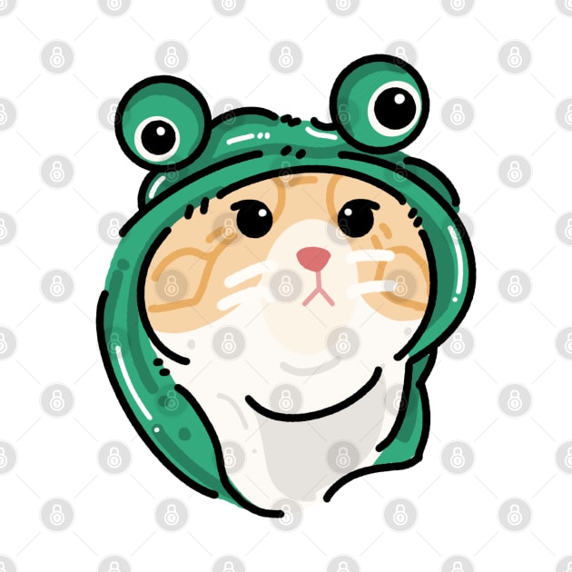 Cute Catten Frog by pentaShop