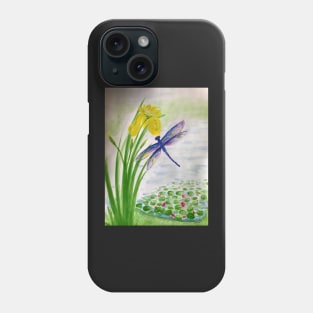 Dragonfly pond life Phone Case