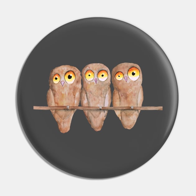 Three owls Pin by Bwiselizzy