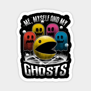 Game Ghosts Retro - Funny Halloween Gift Magnet