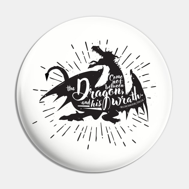 A Dragon's Wrath Pin by DavidByronHicks