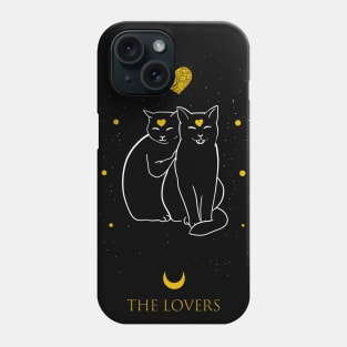 The Lovers - Tarot Cats Phone Case