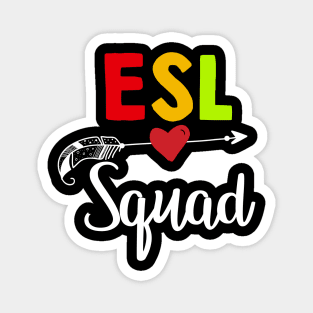 Esl Squad Teacher Back To School Magnet