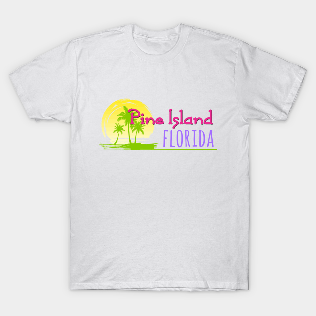 Discover Life's a Beach: Pine Island, Florida - Florida Beaches - T-Shirt