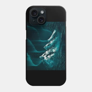 Teal Northern Lights Phone Case