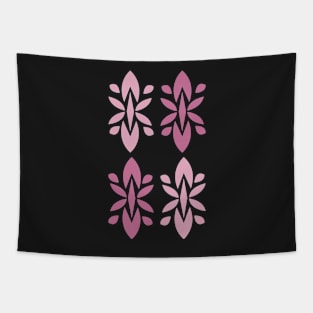 Pink Diamond Pattern Tapestry