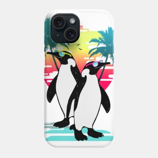 Cool summer penguin Phone Case