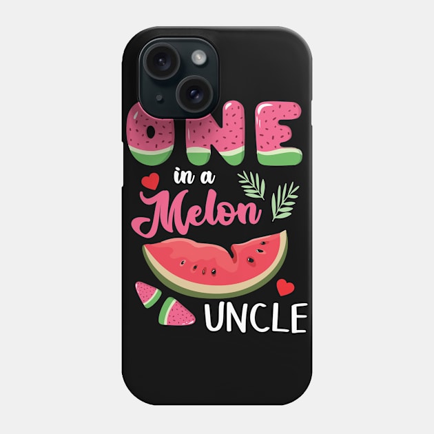 Hearts Watermelon Cream One In A Melon Uncle Niece Nephew Phone Case by joandraelliot