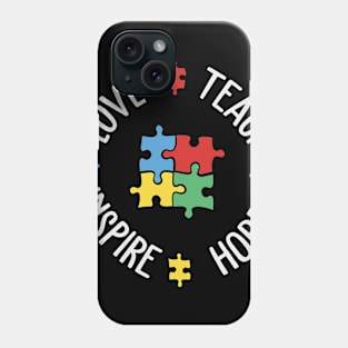 Autism Awareness SPED Special Education Teacher educators gift Phone Case