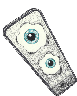Eye Phone Magnet