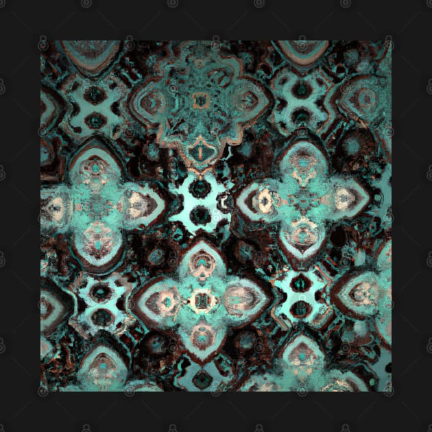 Abstract Boho Moroccan Tile Pattern by craftydesigns