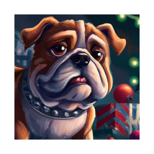 Cute Bulldog Drawing by Play Zoo