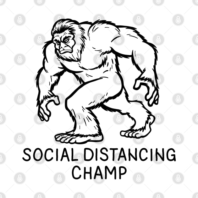 Bigfoot Social Distancing World Champ by valentinahramov