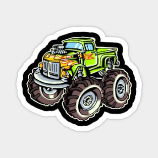 Big Foot Moster Truck Magnet