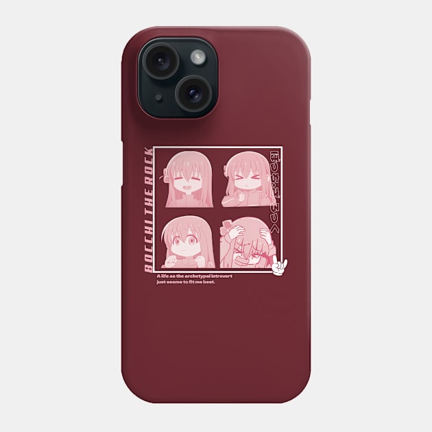 Bocchi The Rock Phone Case by Sayan Graphic