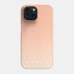 rose gold honeycomb Phone Case