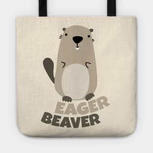 Cute Beaver Cartoon Tote