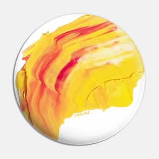 Lemonade Paint Smear Pin