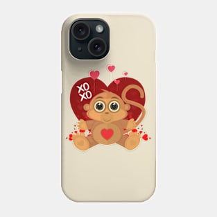 Valentine's Day Monkey Phone Case