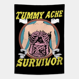 Tummy Ache Survivor Tapestry