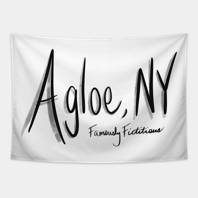 Agloe, NY - Famously Fictitious Tapestry by Penny Jane Studios