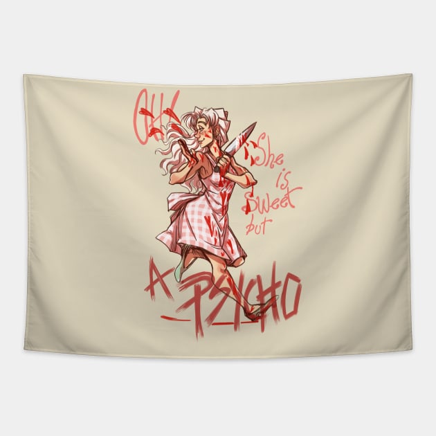Sweet but a psycho Tapestry by Mordred's Crown