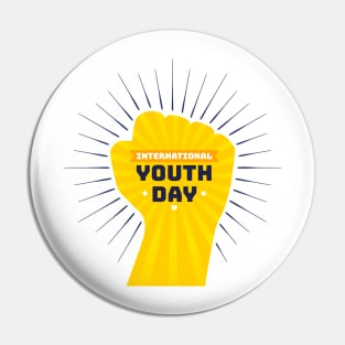 International Youth Day T-shirt Pin