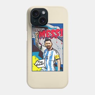 Messi a real goat Phone Case