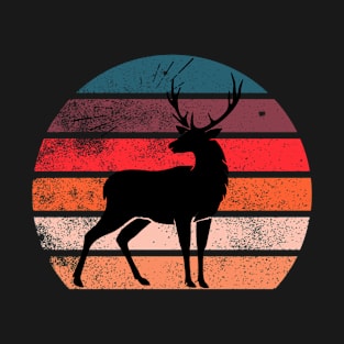 Deer illustration. Retro style T-Shirt