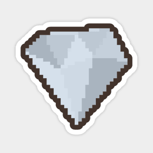 Diamond Gem Pixel Art Magnet