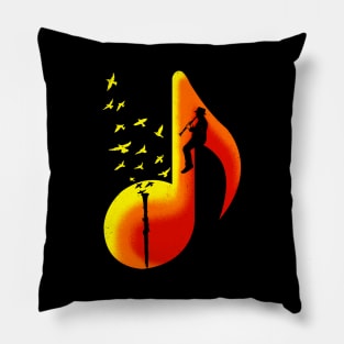 Music Clarinet Player Pillow