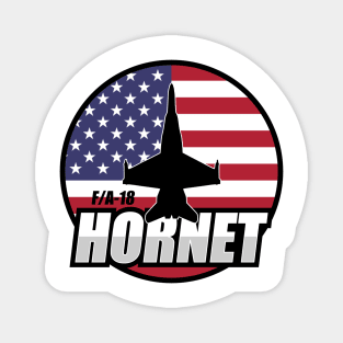 F/A-18 Hornet US Flag Magnet