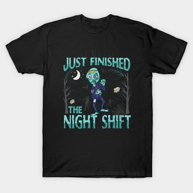 Funny Night Shift Nurse Shirt Critical Care Nurse Tshirt 