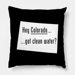 Colorado - Got Clean Water? Pillow