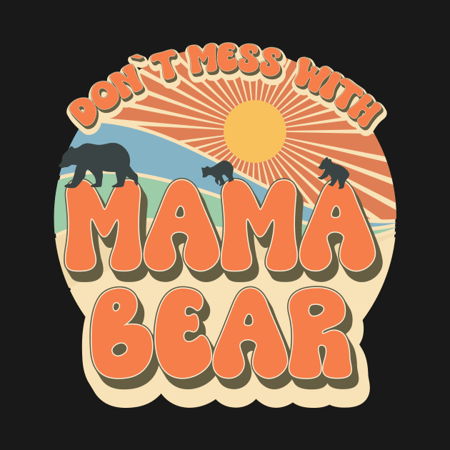 Don't mess with mama bear Hippie style by HomeCoquette